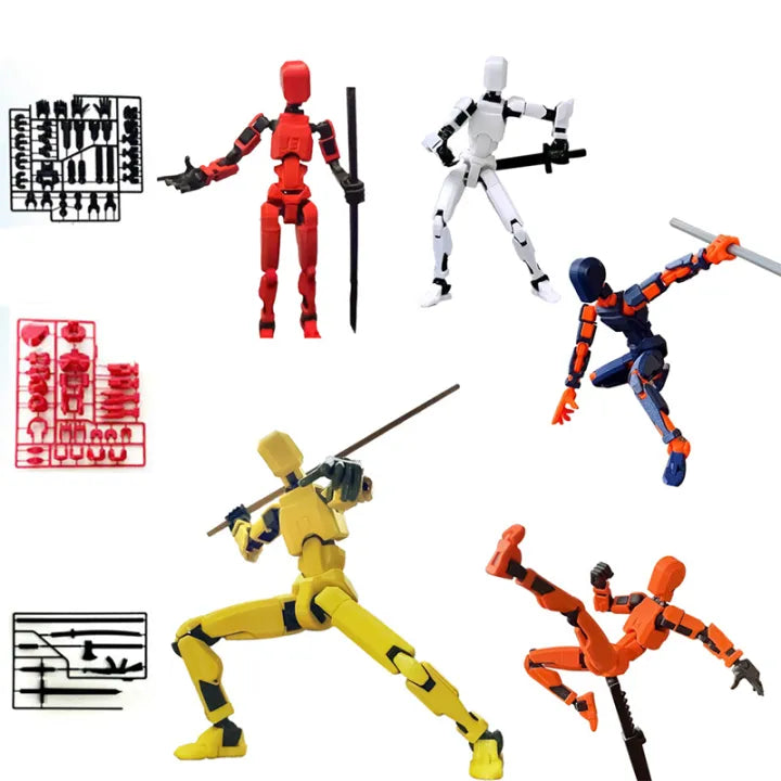 Multi-Jointed Movable Shapeshift Robot 3.0 3D Printed Mannequin Dummy 13 Action Figures Toys Kids Adults Parent-children Games SUNM