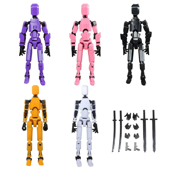 Multi-Jointed Movable Shapeshift Robot 3.0 3D Printed Mannequin Dummy 13 Action Figures Toys Kids Adults Parent-children Games SUNM